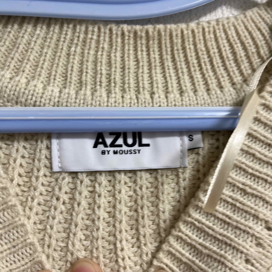 AZUL by moussy(アズールバイマウジー)のボーダーニット レディースのトップス(ニット/セーター)の商品写真