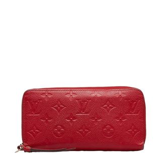 ルイヴィトン(LOUIS VUITTON)のルイ ヴィトン モノグラム アンプラント ジッピー ウォレット 長財布 M63691 カーフレザー レディース LOUIS VUITTON 【228-34296】(財布)