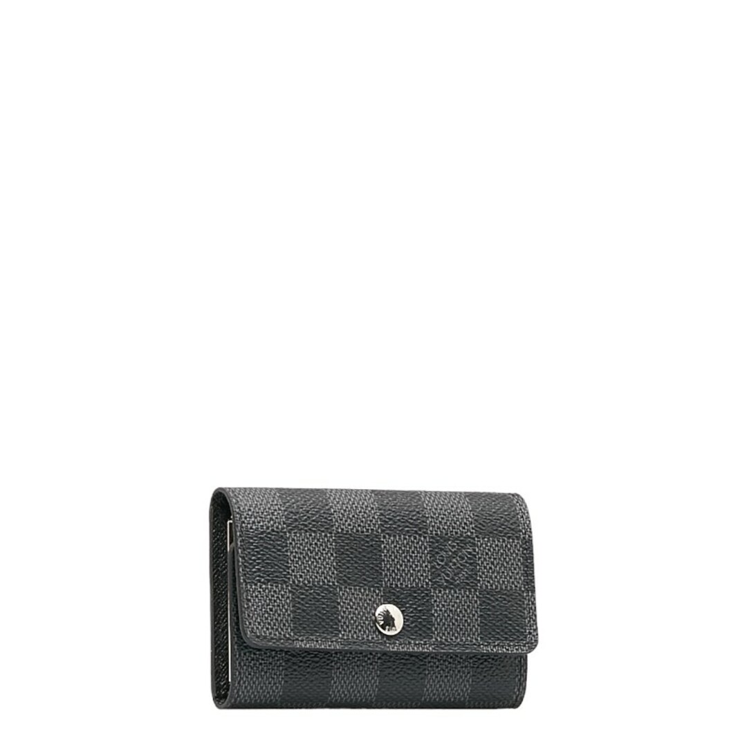 LOUIS VUITTON(ルイヴィトン)のルイ ヴィトン ダミエ グラフィット ミュルティクレ6 キーケース N62662 PVC メンズ LOUIS VUITTON 【228-34301】 レディースのファッション小物(キーケース)の商品写真