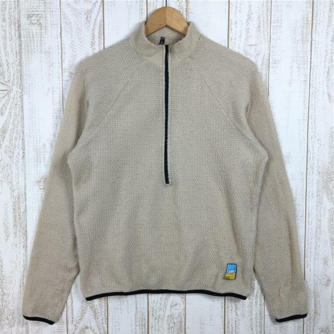 MENs M  センチデザインズ ラーク アルファ 90 クルーネック ハーフジップ Lark Alpha 90 Crewneck Half Zip ポーラテックアルファダイレクト アクティブインサレーション アクティブフリース Senchi Designs ベージュ系 メンズのメンズ その他(その他)の商品写真