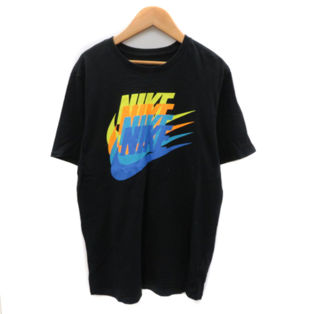 NIKE(ナイキ)のナイキ Tシャツ カットソー 半袖 ラウンドネック プリント L マルチカラー メンズのトップス(Tシャツ/カットソー(半袖/袖なし))の商品写真