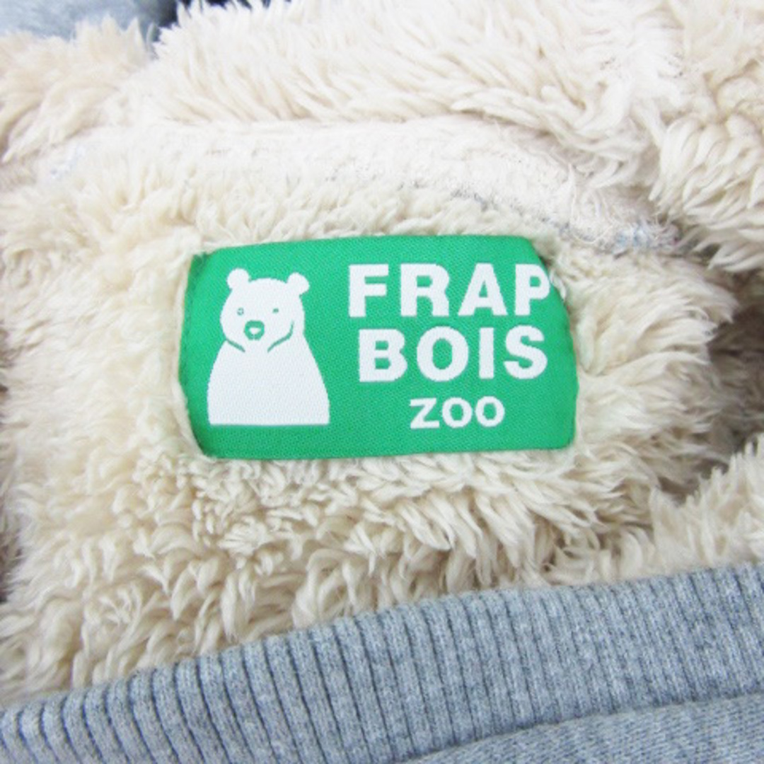 FRAPBOIS(フラボア)のフラボア パーカーチュニック 長袖 ドット柄 プリント 1 グレー ブラック 黒 レディースのトップス(チュニック)の商品写真