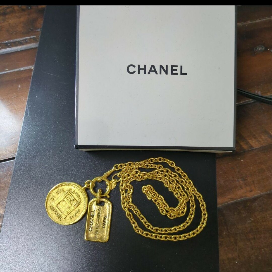 美品 CHANEL ビンテージ ネックレス ゴールドネックレスシャネルネックレス