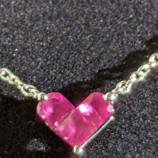 スタージュエリー(STAR JEWELRY)の496 スタージュエリーミステリアスハートルビーネックレス0.25ct(ネックレス)