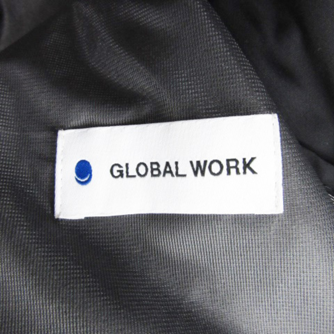 GLOBAL WORK(グローバルワーク)のグローバルワーク ジャケット パーカー ミドル丈 スタンドカラー M 黒 メンズのトップス(パーカー)の商品写真