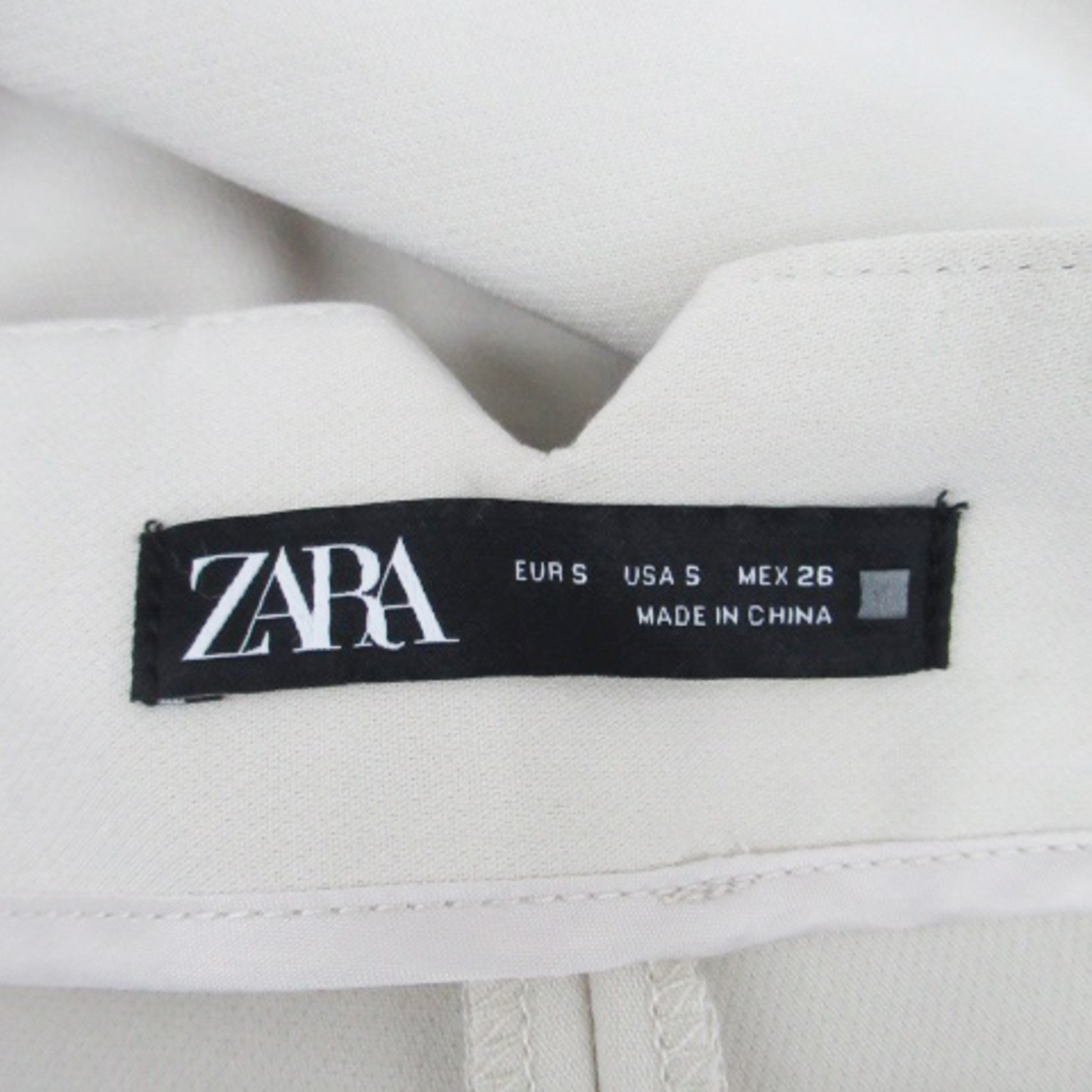 ZARA(ザラ)のザラ ZARA テーパードパンツ アンクル丈 S ベージュ レディースのパンツ(その他)の商品写真