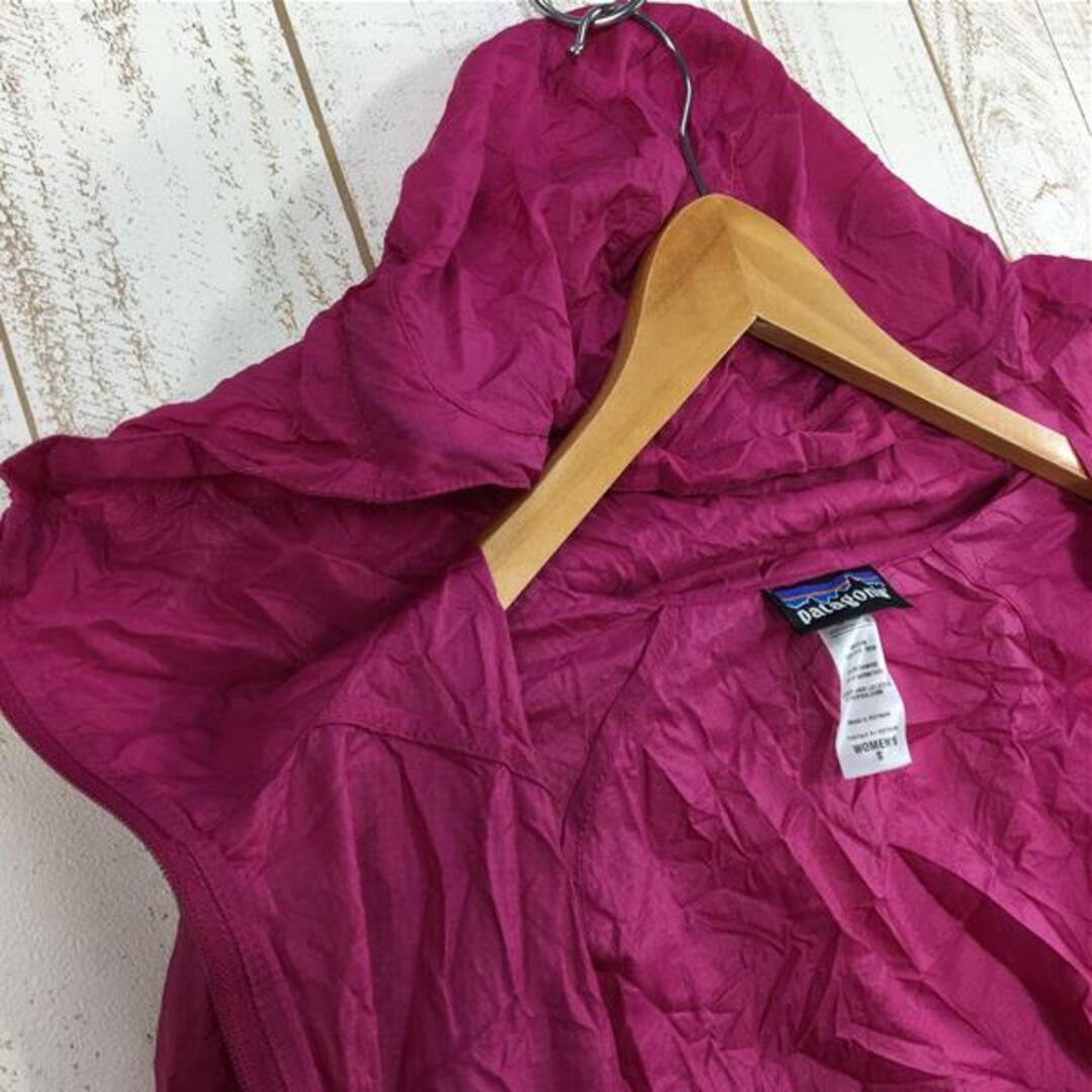 patagonia(パタゴニア)のWOMENs S  パタゴニア フーディニ フルジップ ジャケット HOUDINI FULL-ZIP JACKET ウィンドシェル フーディ PATAGONIA 24027 BUE ピンク系 レディースのファッション小物(その他)の商品写真