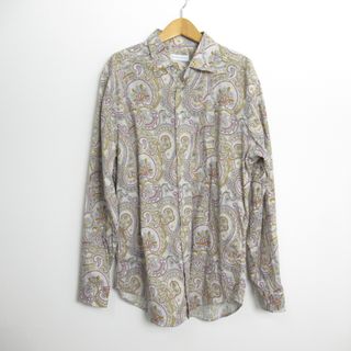 ETRO エトロ 14AW マルチストライプコットンシャツ ミックス 3987cm袖丈