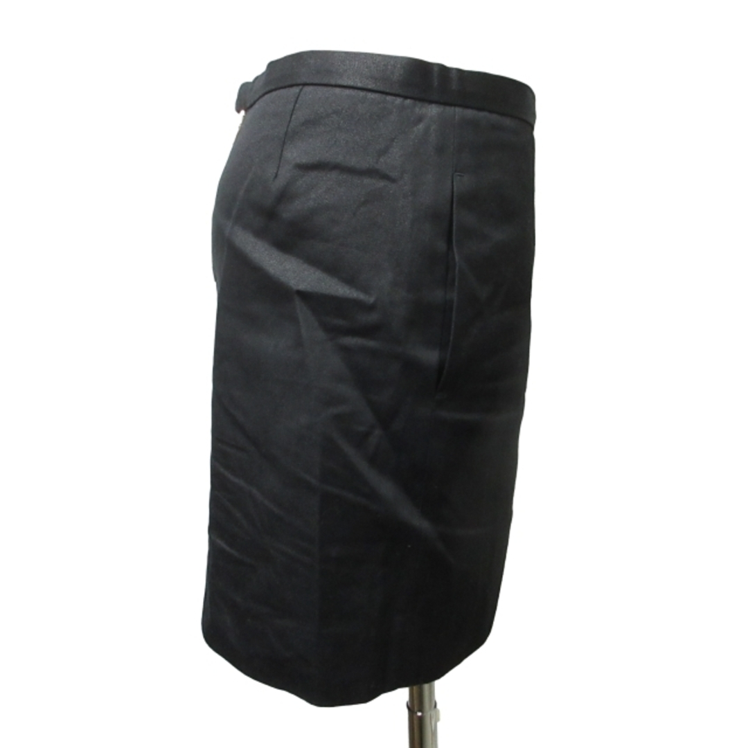 DRESSTERIOR(ドレステリア)のドレステリア DRESSTERIOR ミニスカート リネン 38 約M ブラッ レディースのスカート(その他)の商品写真