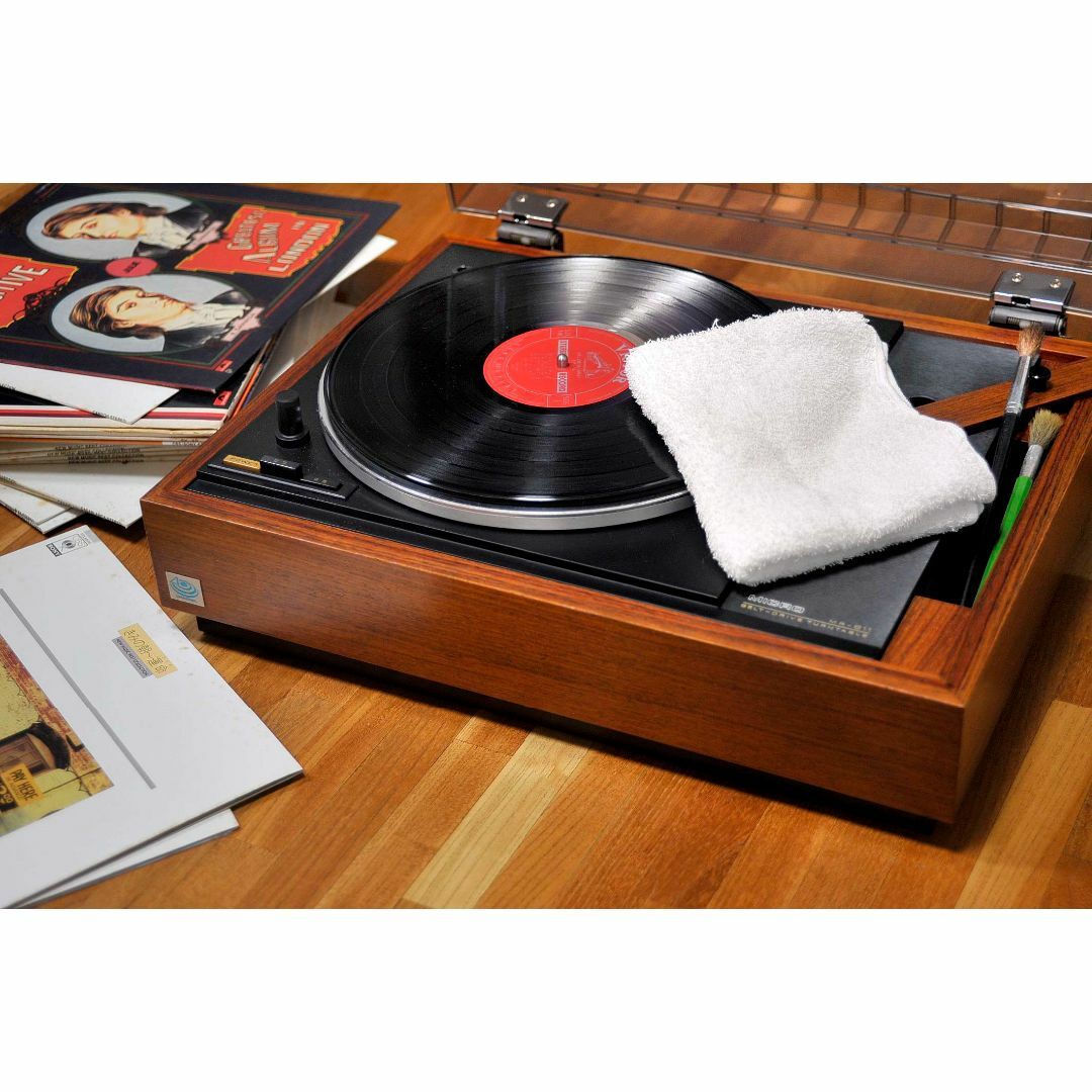 ☆MICRO レコードプレーヤー型クリーナー MR-611 (チークカラー) ☆MICRO レコードプレーヤー型クリーナー MR-611 (チークカラー)
