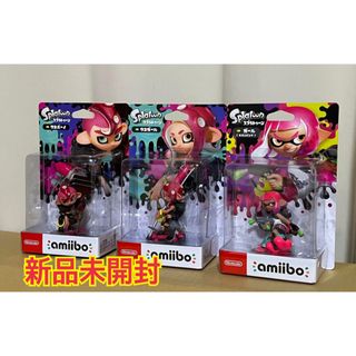 【新品未開封】amiibo タコガール タコボーイ ネオンピンク　スプラトゥーン(ゲームキャラクター)