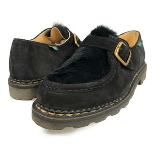 パラブーツ(Paraboot)のPARABOOT パラブーツ BEAMS別注 MICHAEL BRIDE ミカエル ブリッド シューズ ラビット ファー ブラック サイズ43=27.5~28cm 正規品 / 33229(ドレス/ビジネス)