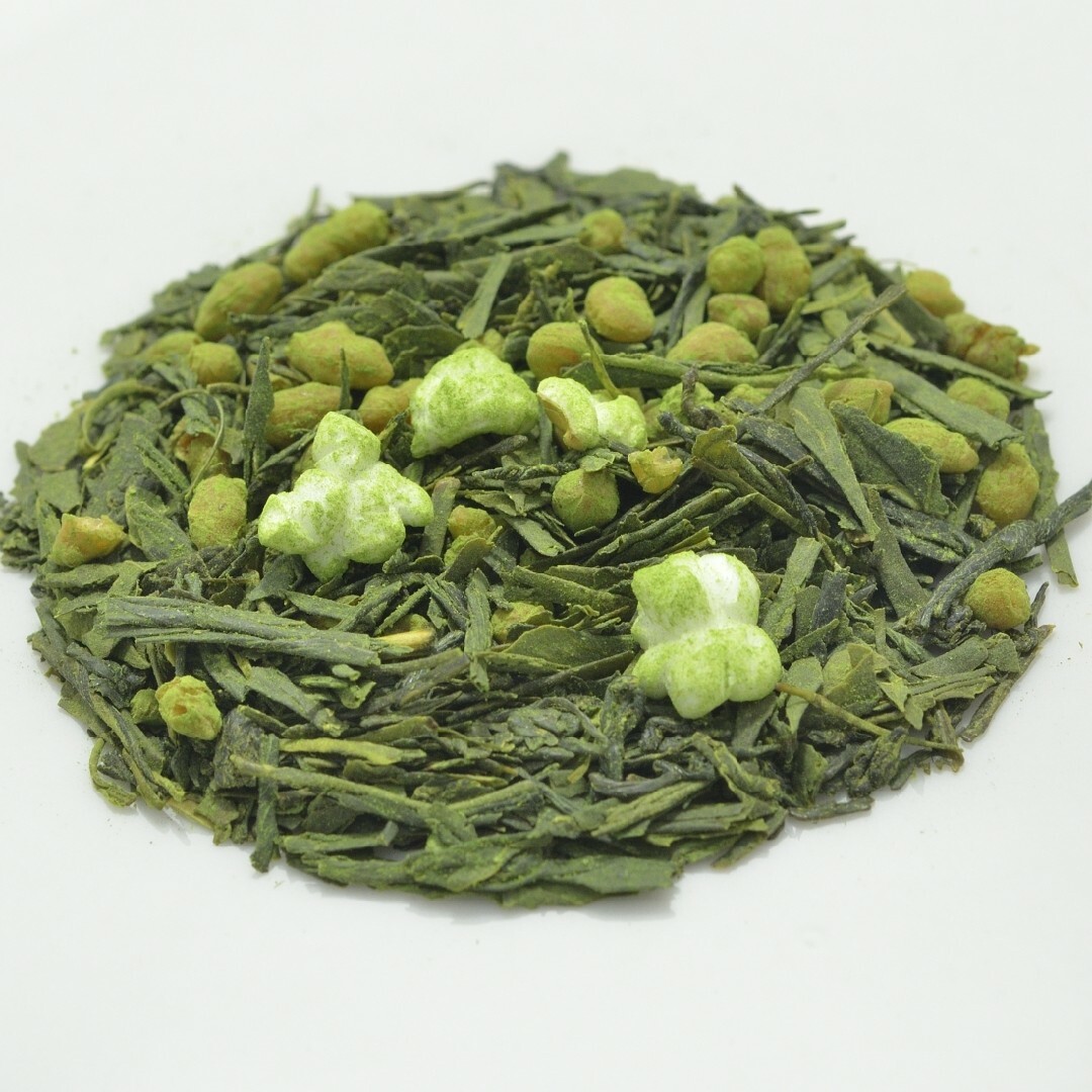 静岡茶(シズオカチャ)の抹茶入り玄米茶100g　4袋　深蒸し茶　静岡茶　掛川　お茶　緑茶　茶葉　日本茶 食品/飲料/酒の飲料(茶)の商品写真