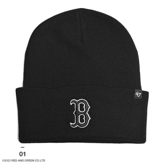 フォーティセブン(47 Brand)の47 ニットキャップ ニット帽 ブラック(ニット帽/ビーニー)