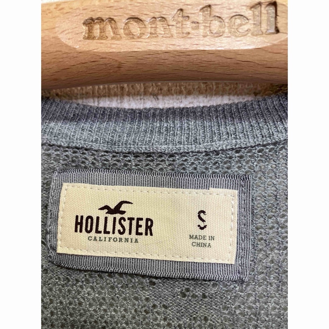 Hollister(ホリスター)のHOLLISTER ホリスター　カーディガン　ニット　透かし編み　3DフラワーS レディースのトップス(カーディガン)の商品写真