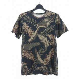 ドリスヴァンノッテン(DRIES VAN NOTEN)のドリスヴァンノッテン ボタニカル柄 花柄 Tシャツ 半袖 クルーネック ブラック(Tシャツ/カットソー(半袖/袖なし))