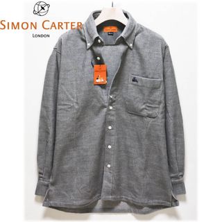 サイモンカーター(SIMON CARTER)の《サイモン・カーター》新品 厚手 ウール混 ボタンダウン コーデュロイシャツ M(シャツ)