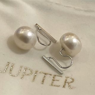 ジュピター(JUPITER)のジュピター♦︎K10WG淡水パール&バーイヤリング(イヤリング)