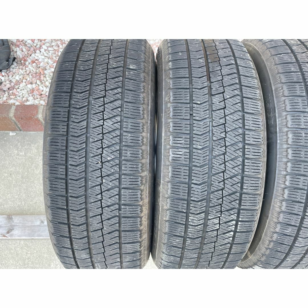 BRIDGESTONE(ブリヂストン)の②ブリヂストンVRX2 215-60R17 /STEINER SF-V 冬用1本 自動車/バイクの自動車(タイヤ・ホイールセット)の商品写真