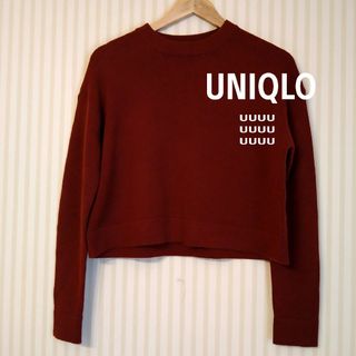 ユニクロ(UNIQLO)のユニクロユー☆カシミヤ混•クロップドニット(ニット/セーター)