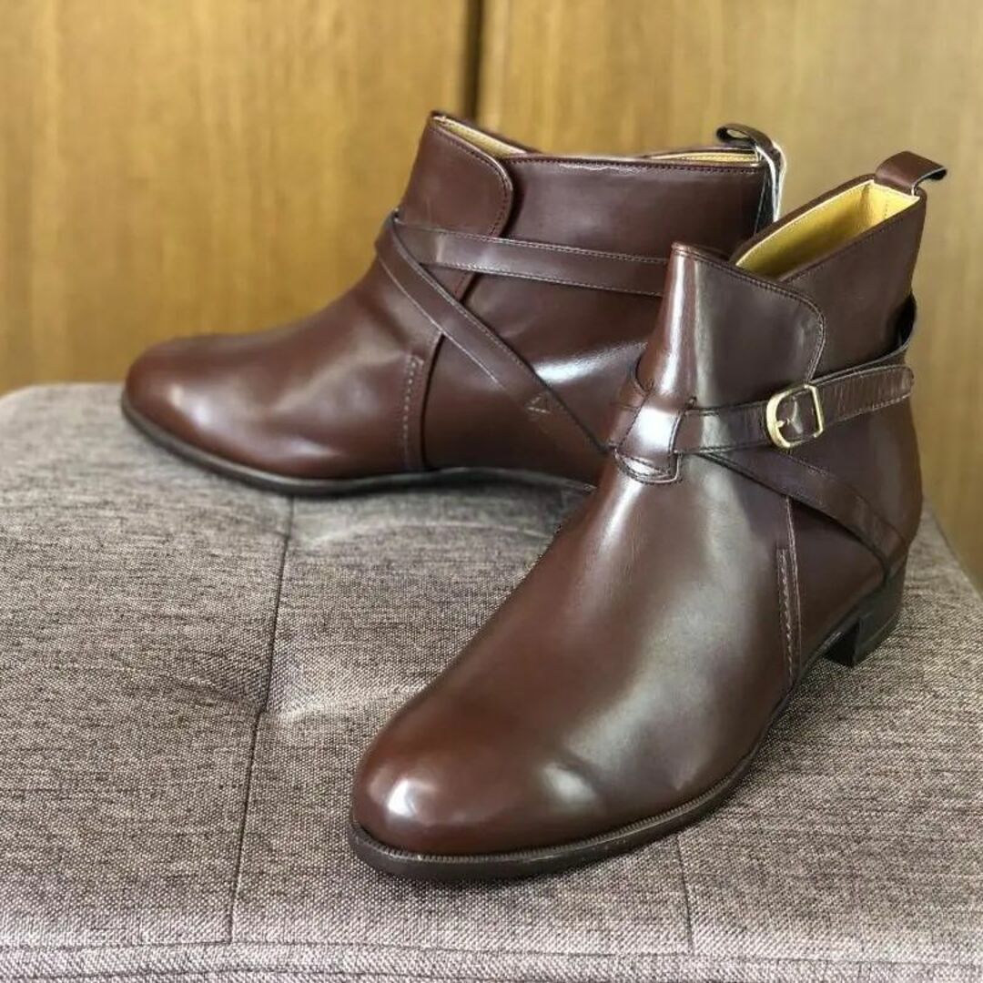 Ralph Lauren(ラルフローレン)のいいとこどり！ラルフローレン|表記24|ジョッパーブーツ|濃茶|k1051 メンズの靴/シューズ(ブーツ)の商品写真