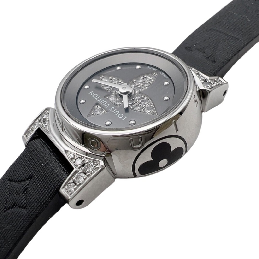 LOUIS VUITTON(ルイヴィトン)の　ルイ・ヴィトン LOUIS VUITTON タンブール　ビジュ Q151K ステンレススチール レディース 腕時計 レディースのファッション小物(腕時計)の商品写真