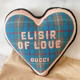グッチ(Gucci)の【GUCCI】“ELISIR OF LOVE” デコラティブ クッション ハート(クッション)