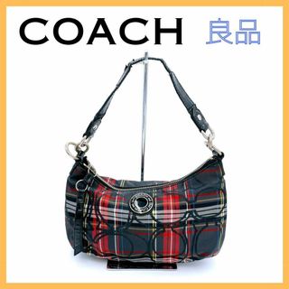 コーチ(COACH)のcoach コーチ ショルダーバッグ ポピー タータンチェック レディース(ショルダーバッグ)