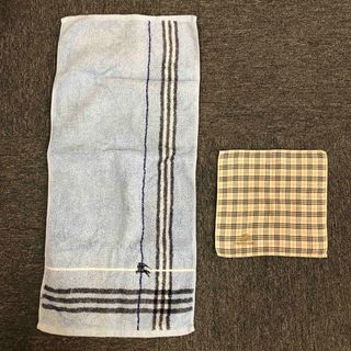 バーバリー(BURBERRY)の即決 BURBERRY バーバリー タオル タオルハンカチ 2枚セット(ハンカチ)