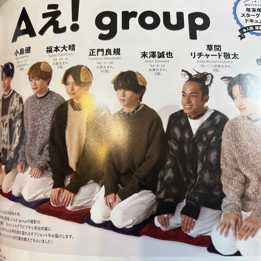 ジャニーズJr.(ジャニーズジュニア)のAぇ group TVガイド Plus vol. 53 エンタメ/ホビーの雑誌(アート/エンタメ/ホビー)の商品写真