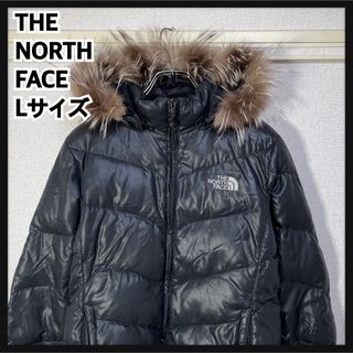 ザノースフェイス(THE NORTH FACE)の【ノースフェイス】ダウンジャケット　600　ネイビーブラック　フェイクファー35(ダウンジャケット)