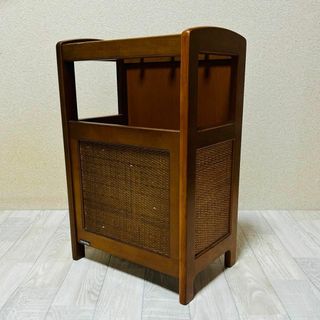 カリモクカグ(カリモク家具)のkarimoku カリモク 傘立て 木製 レトロ アンティーク ラタン(その他)