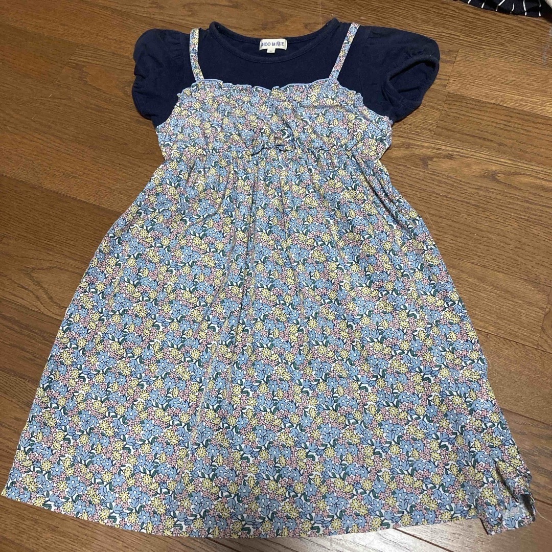 SHOO・LA・RUE(シューラルー)の120 ワンピース2枚セット キッズ/ベビー/マタニティのキッズ服女の子用(90cm~)(ワンピース)の商品写真