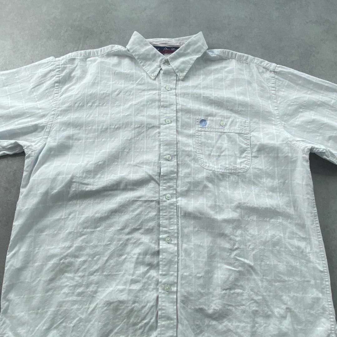 Wrangler(ラングラー)のwrangler　ラングラー　チェックシャツ　古着　ライトブルー　XXL メンズのトップス(シャツ)の商品写真