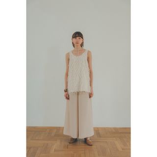 クラネ(CLANE)のmina様専用‼️CLANE W FACE CROSS FRINGE TOPS(ベスト/ジレ)