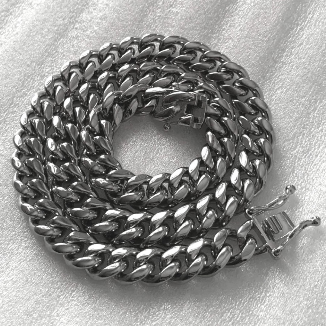 アクセサリー喜平ネックレス チェーンネックレス　ダブルロック 60cm10mm129g