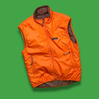 パタゴニア(patagonia)の00s patagonia パタゴニア パフボールベスト フルジップ オレンジ(ベスト)