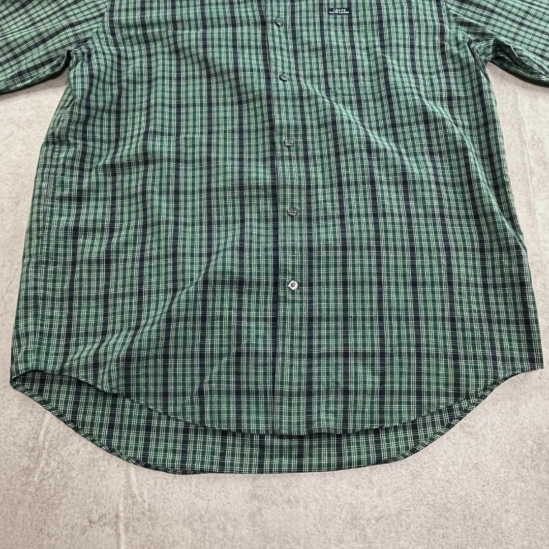 CHAPS(チャップス)のチャップスラルフローレン　長袖シャツ　BDシャツ　古着　グリーン　L ストリート メンズのトップス(シャツ)の商品写真