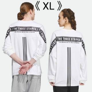 y2k 80s adidas DESCENTE 長袖フットボールTシャツTシャツ/カットソー(七分/長袖)