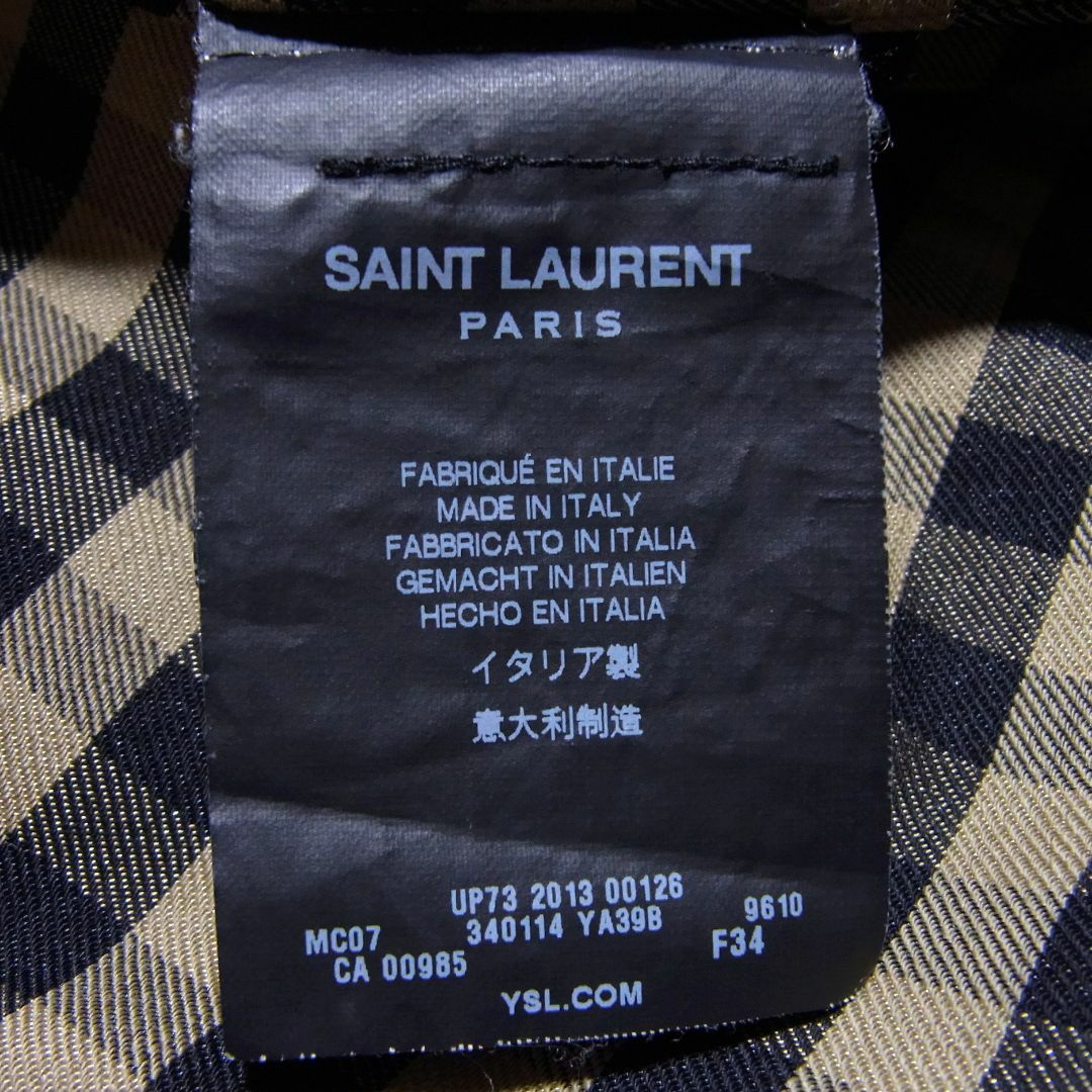 Saint Laurent(サンローラン)のサンローラン パリ トレンチコート エディスリマン 初期 2013 レディース レディースのジャケット/アウター(トレンチコート)の商品写真