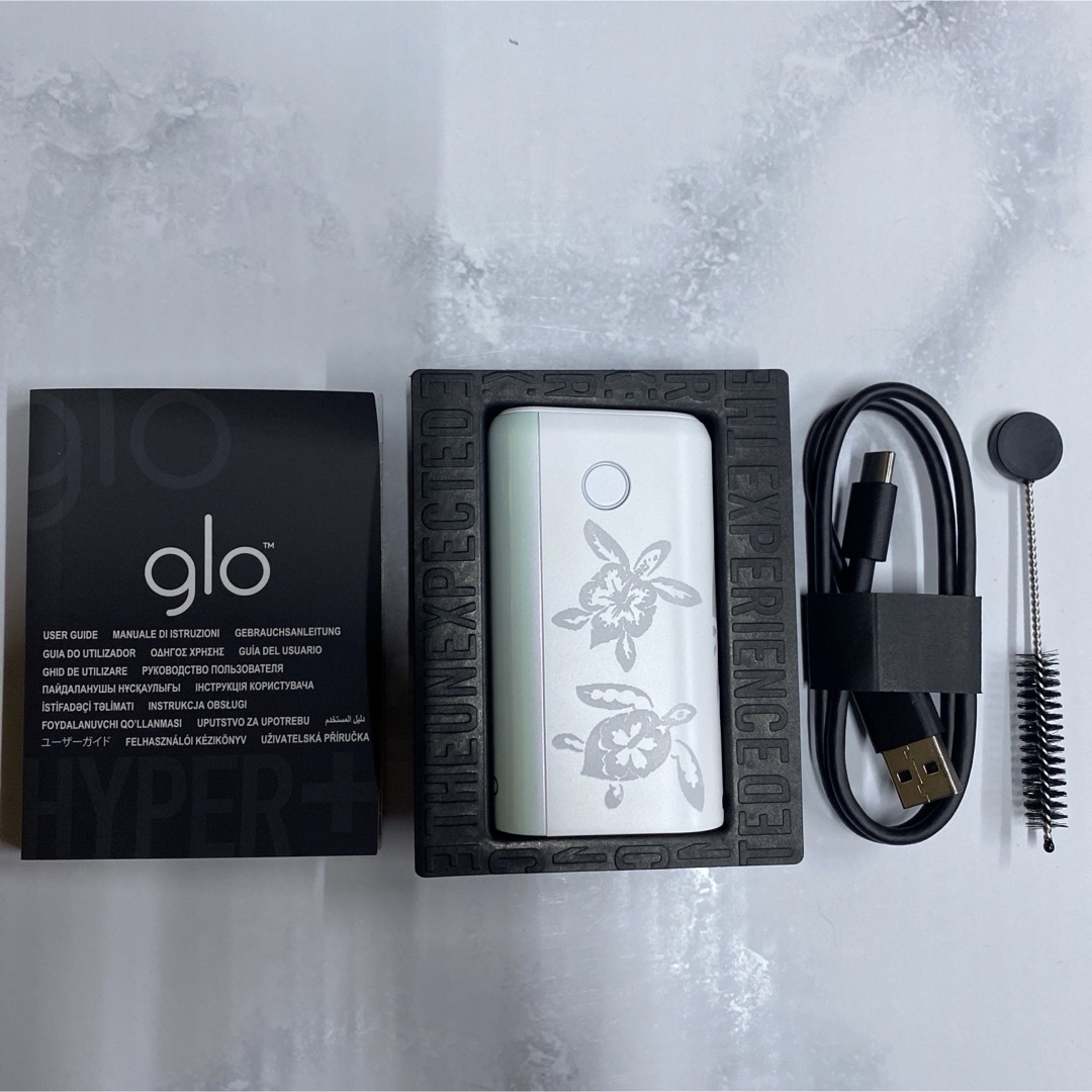 glo(グロー)のホヌ 両面 レーザー加工 glo hyper＋ グロー ハイパー プラス 本体 メンズのファッション小物(タバコグッズ)の商品写真