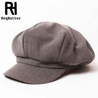 新品 ReqHatter ライトツイードキャスケット ブラウン(キャスケット)