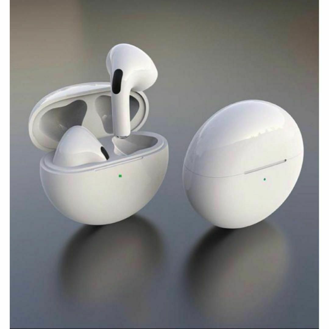 ⭐︎最新モデル⭐︎AirPro6 Bluetoothワイヤレスイヤホン 箱あり スマホ/家電/カメラのオーディオ機器(ヘッドフォン/イヤフォン)の商品写真