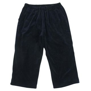 コモリ(COMOLI)のCOMOLI コモリ 22AW W03-05010 ベロア ジャージ トラック パンツ 日本製 ダークネイビー系 3【中古】(その他)