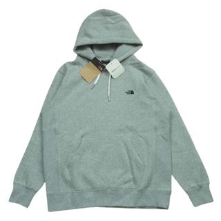 ザノースフェイス(THE NORTH FACE)のTHE NORTH FACE ノースフェイス NT62240R Plain Logo Hoodie 刺繍 ロゴ フーディ スウェット パーカー グレー系 XS【新古品】【未使用】【中古】(パーカー)