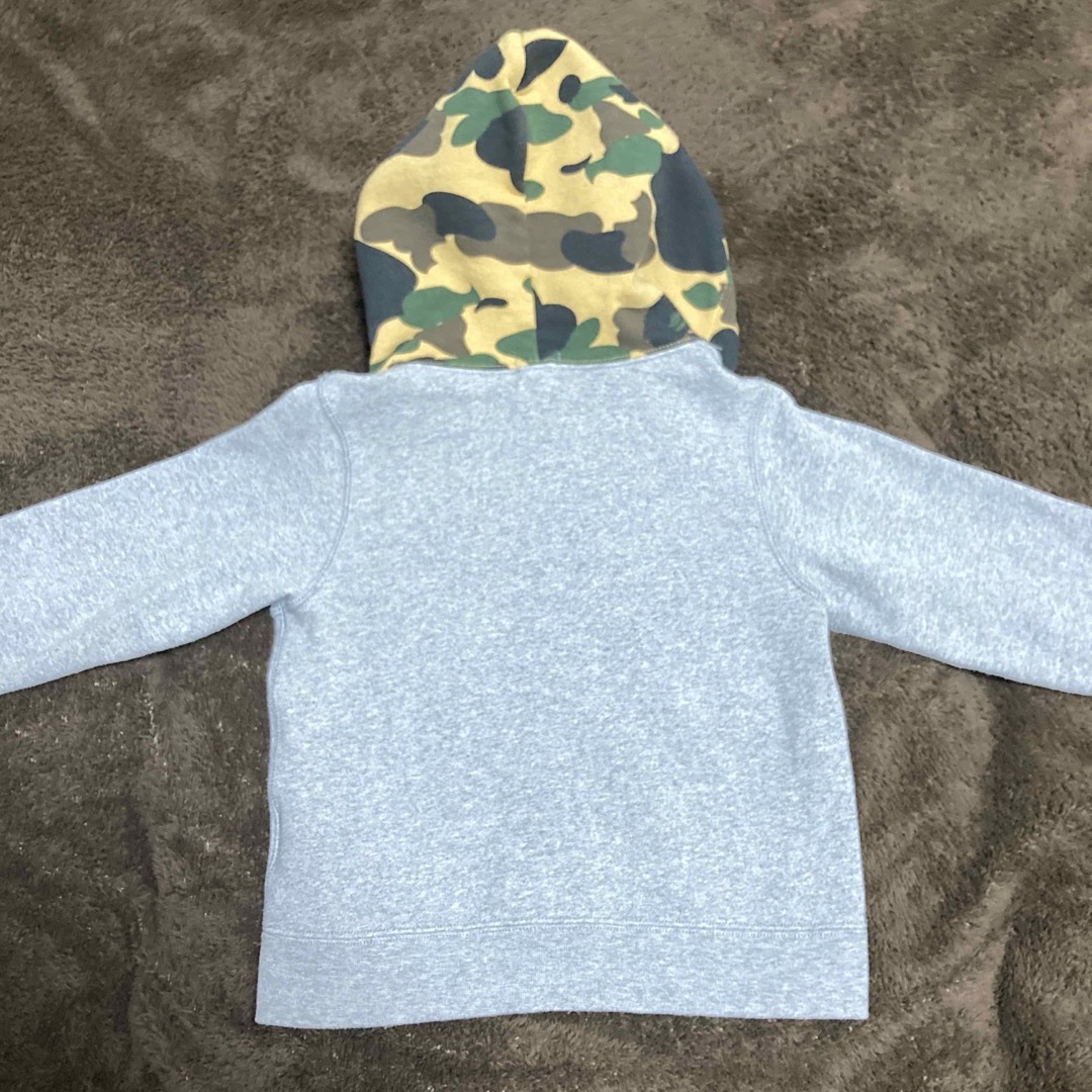 A BATHING APE(アベイシングエイプ)のBAPE kids ベイプ　エイプ　キッズ　パーカー キッズ/ベビー/マタニティのキッズ服男の子用(90cm~)(ジャケット/上着)の商品写真