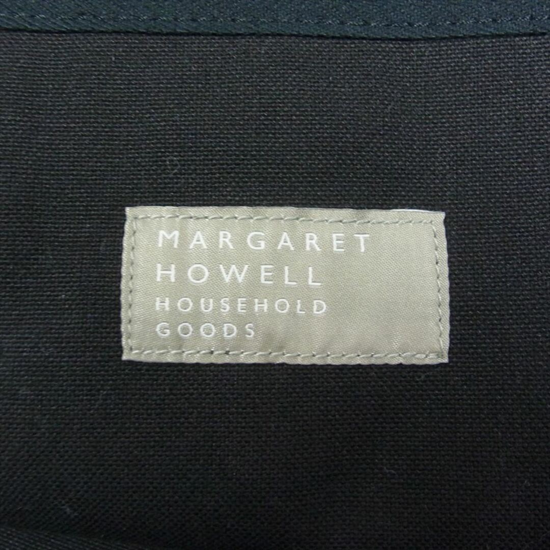 MARGARET HOWELL(マーガレットハウエル)のMARGARET HOWELL マーガレットハウエル レザー トート バッグ ブラック系【中古】 レディースのバッグ(ハンドバッグ)の商品写真