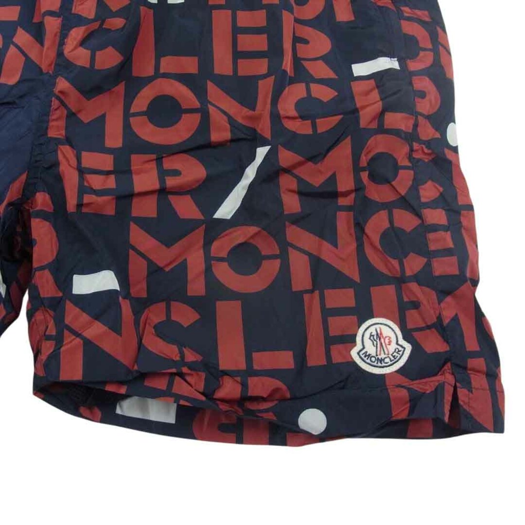 MONCLER(モンクレール)のMONCLER モンクレール E10911350405 539L1 GENIUS PANTALONE BERMUDA ジーニアス ナイロン ショートパンツ レッド系 46【中古】 メンズのパンツ(その他)の商品写真