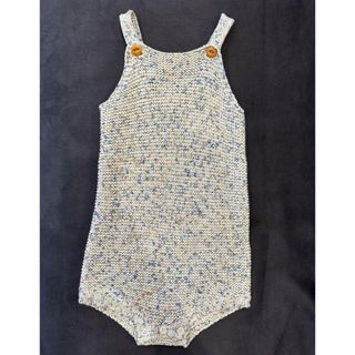 GROWN ニットサロペット　12-18m