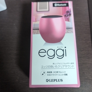 LEPLUS ワイヤレスモバイルスピーカー eggi LP-SPBT06PK(スピーカー)